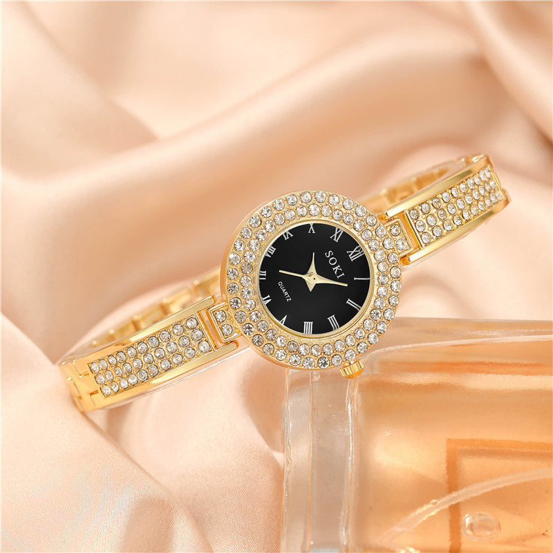Luxury Necklace Set with Wrist Watch, Ring & Bracelet | Combo of 6 PCS | Design 8