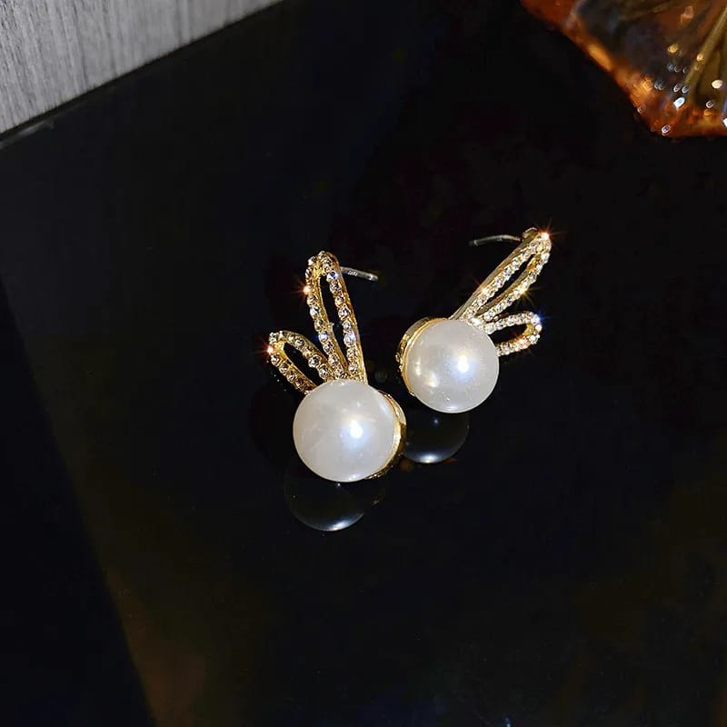 Bunny Pearl Earrings