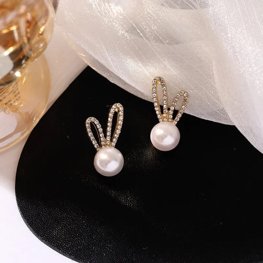 Bunny Pearl Earrings