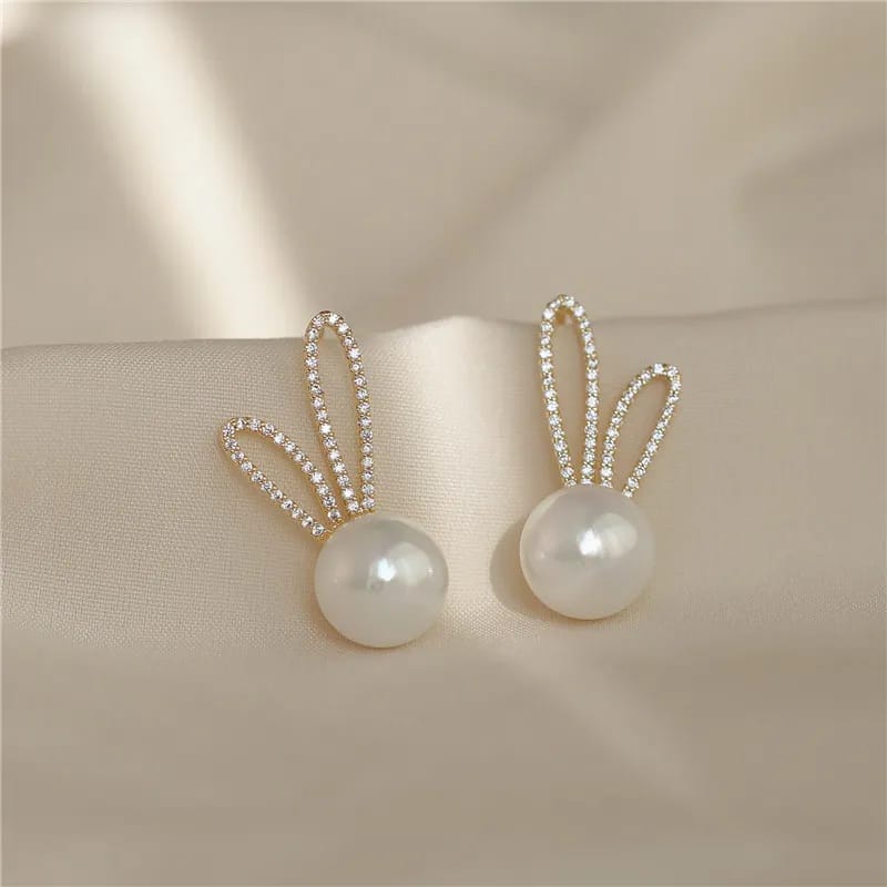 Bunny Pearl Earrings