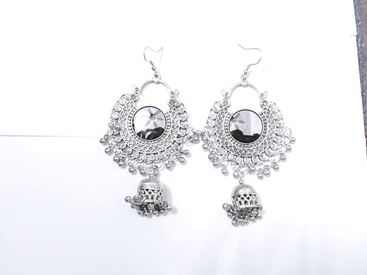 Oxidized Jewellery Earrings - Design 04