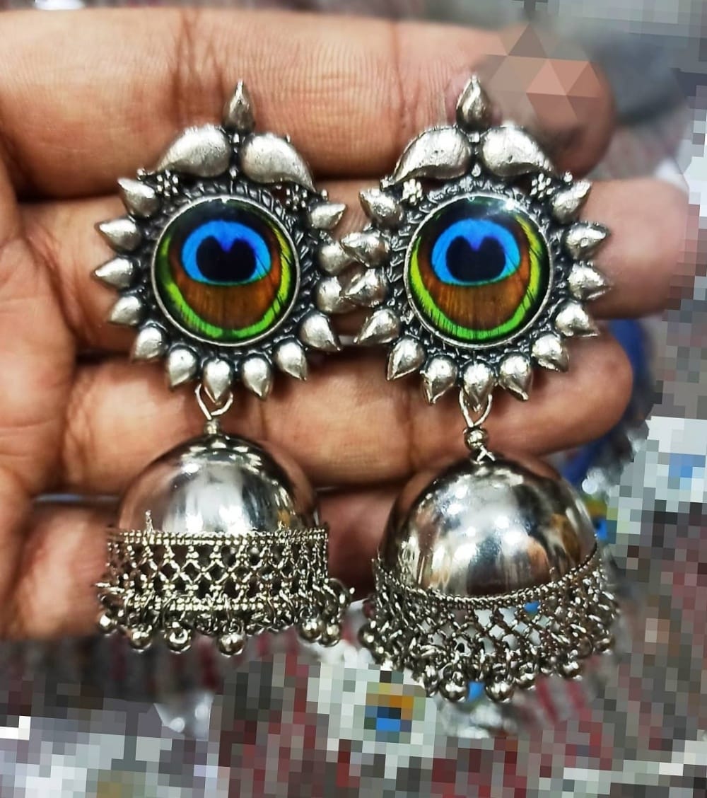 Oxidized Jewellery Earrings - Design 05