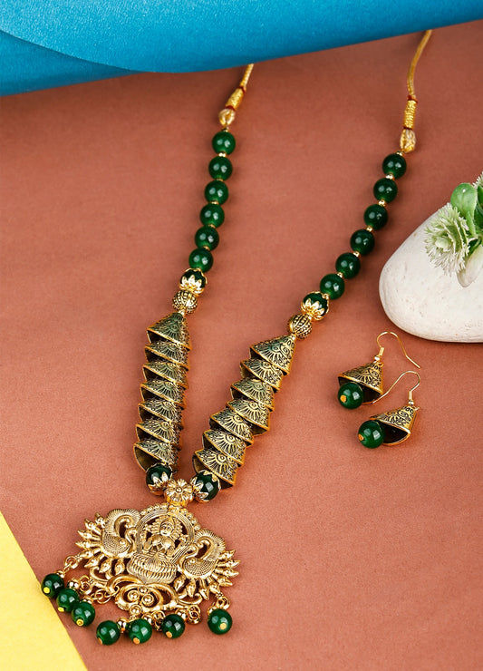 Oxidized Jewellery Necklace Set - Design 16