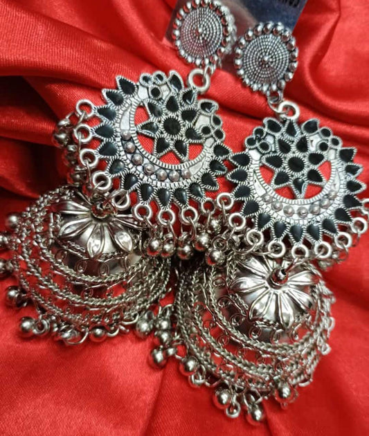 Oxidized Jewellery Earrings - Design 10