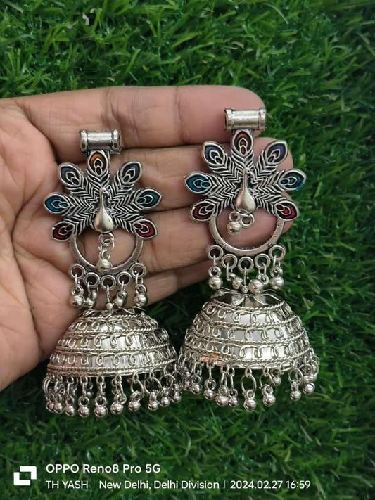 Oxidized Jewellery Earrings - Design 31