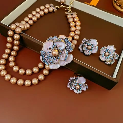 Luxury Necklace Set  | Combo of 4 PCS  | Design 24