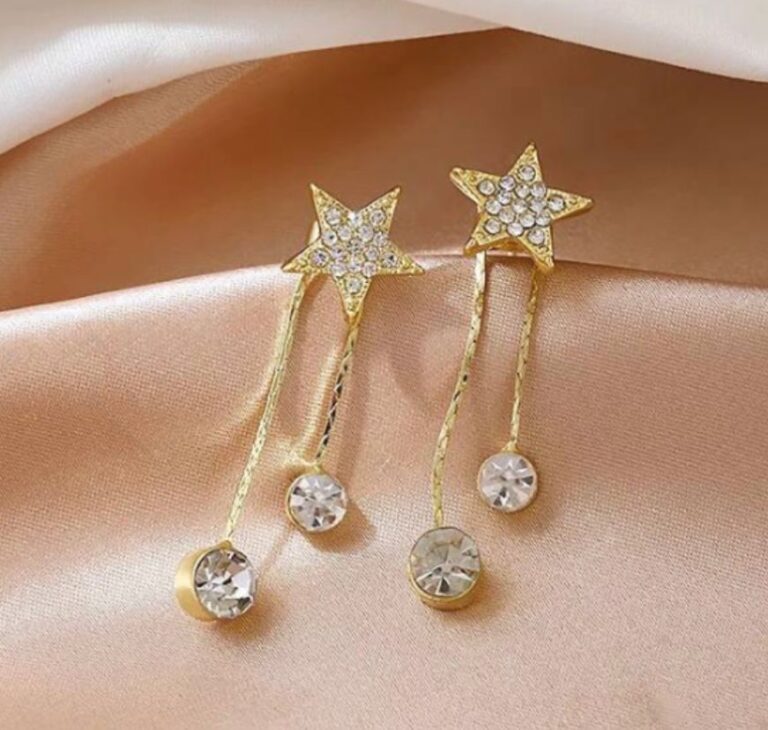 Gold Plated Star Stud Earring