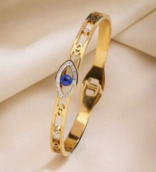 Trending Evil Eye  Bracelet -18k Gold Plated