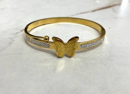 Trending Butterfly  Bracelet -18k Gold Plated