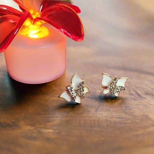 Double Butterfly Stud Earring