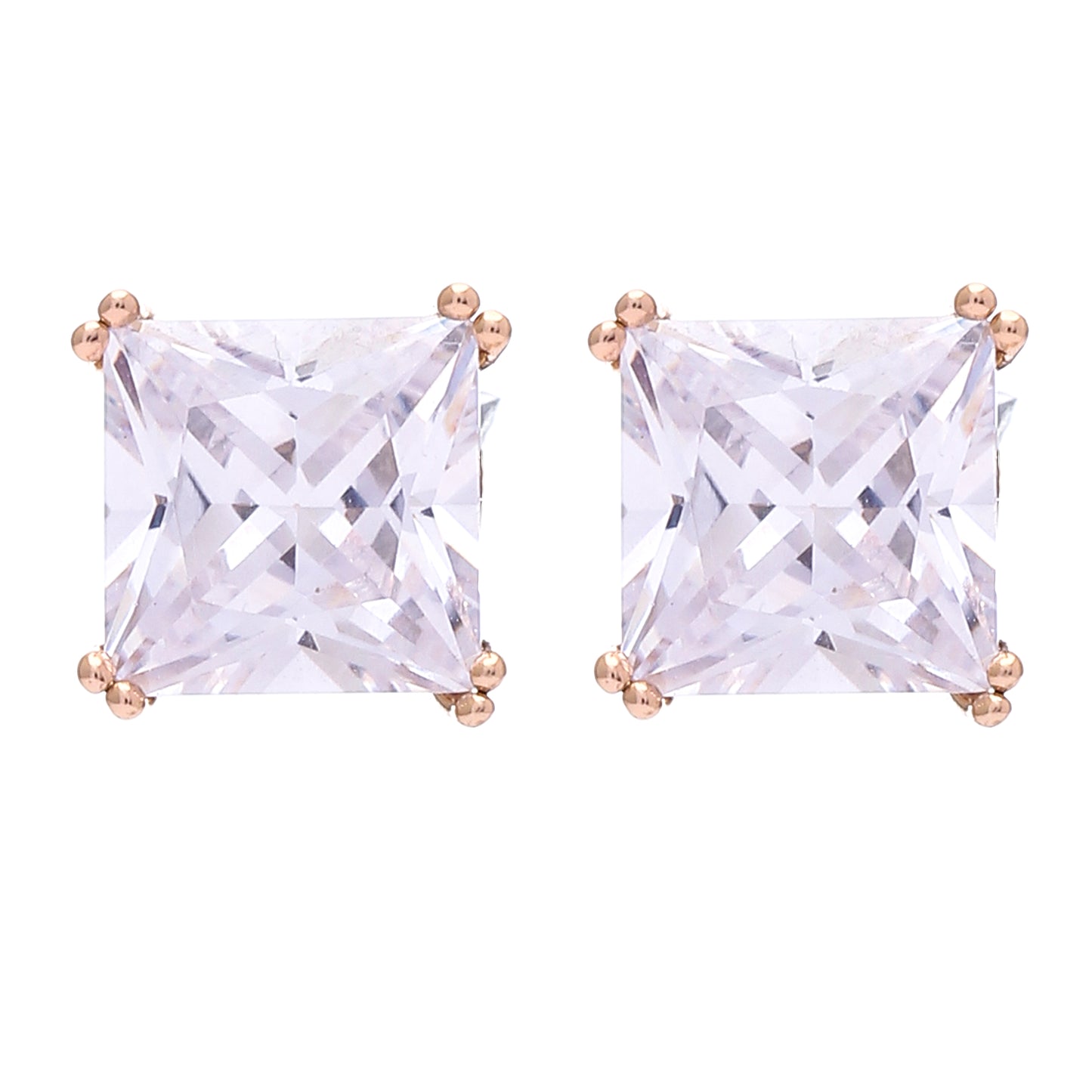 Crystal Quadrant Earrings